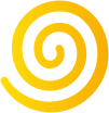 Bright yellow and gold swirl