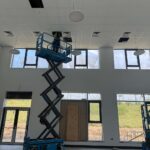 Ceiling installation is finalised inside Pudsey Sixth Form College